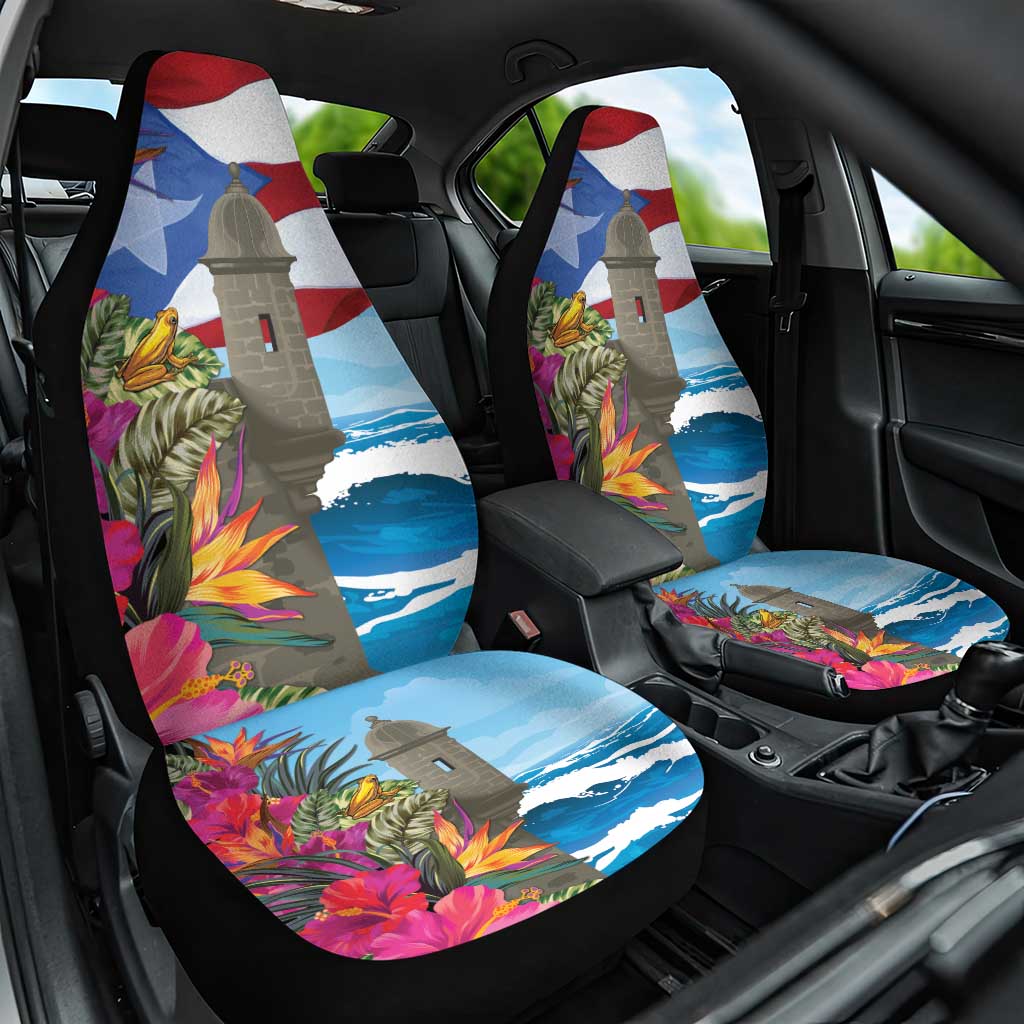 Puerto Rico El Morro Car Seat Cover Boriken Seascape - Wonder Print Shop
