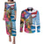 Puerto Rico El Morro Couples Matching Puletasi and Long Sleeve Button Shirt Boriken Seascape - Wonder Print Shop