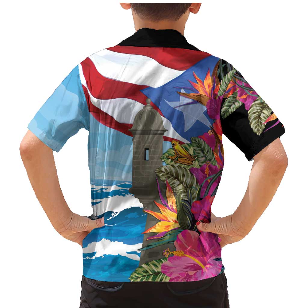 Puerto Rico El Morro Family Matching Mermaid Dress and Hawaiian Shirt Boriken Seascape - Wonder Print Shop