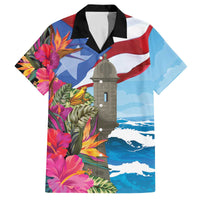 Puerto Rico El Morro Family Matching Off The Shoulder Long Sleeve Dress and Hawaiian Shirt Boriken Seascape - Wonder Print Shop