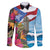 Puerto Rico El Morro Family Matching Off The Shoulder Long Sleeve Dress and Hawaiian Shirt Boriken Seascape - Wonder Print Shop
