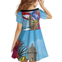 Puerto Rico El Morro Family Matching Off Shoulder Maxi Dress and Hawaiian Shirt Boriken Seascape - Wonder Print Shop