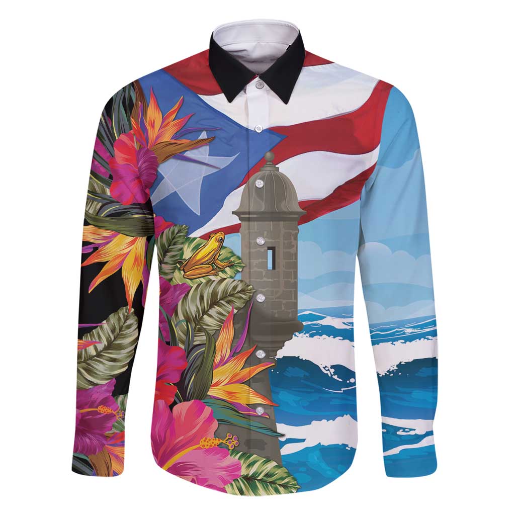 Puerto Rico El Morro Family Matching Tank Maxi Dress and Hawaiian Shirt Boriken Seascape - Wonder Print Shop
