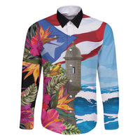 Puerto Rico El Morro Family Matching Tank Maxi Dress and Hawaiian Shirt Boriken Seascape - Wonder Print Shop