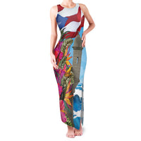 Puerto Rico El Morro Family Matching Tank Maxi Dress and Hawaiian Shirt Boriken Seascape - Wonder Print Shop
