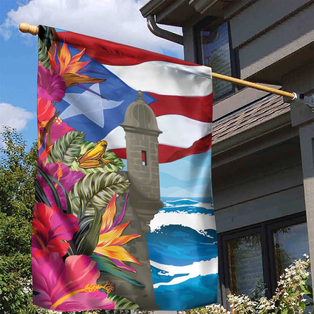 Puerto Rico El Morro Garden Flag Boriken Seascape - Wonder Print Shop