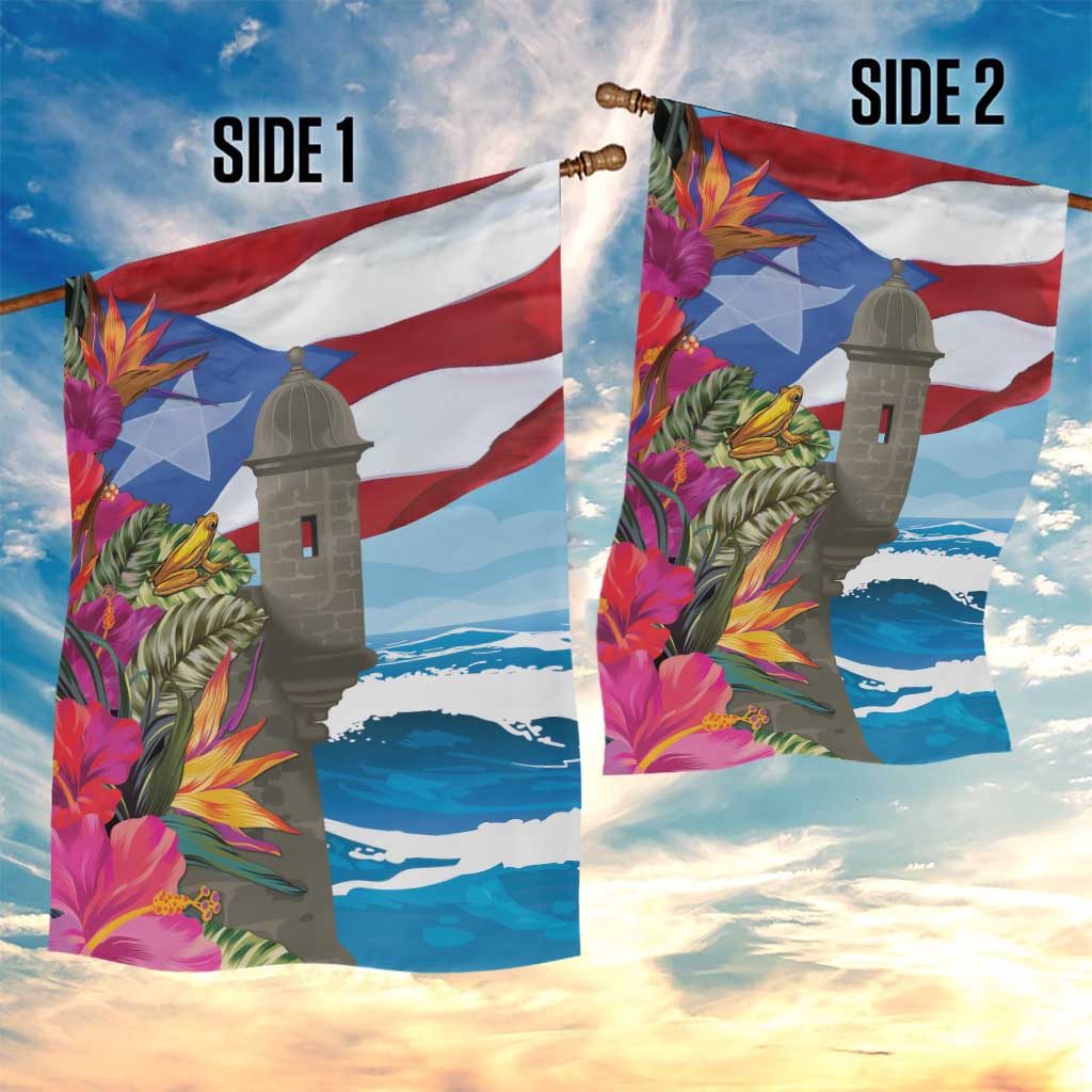 Puerto Rico El Morro Garden Flag Boriken Seascape - Wonder Print Shop