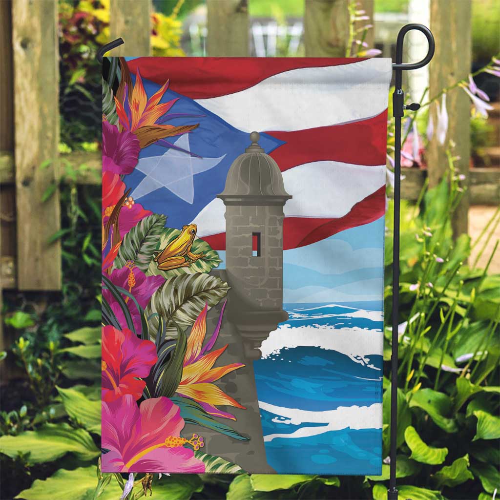 Puerto Rico El Morro Garden Flag Boriken Seascape - Wonder Print Shop