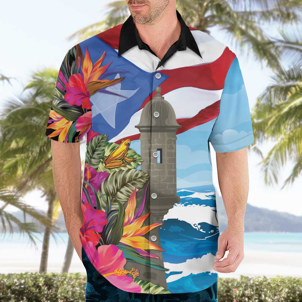 Puerto Rico El Morro Hawaiian Shirt Boriken Seascape - Wonder Print Shop