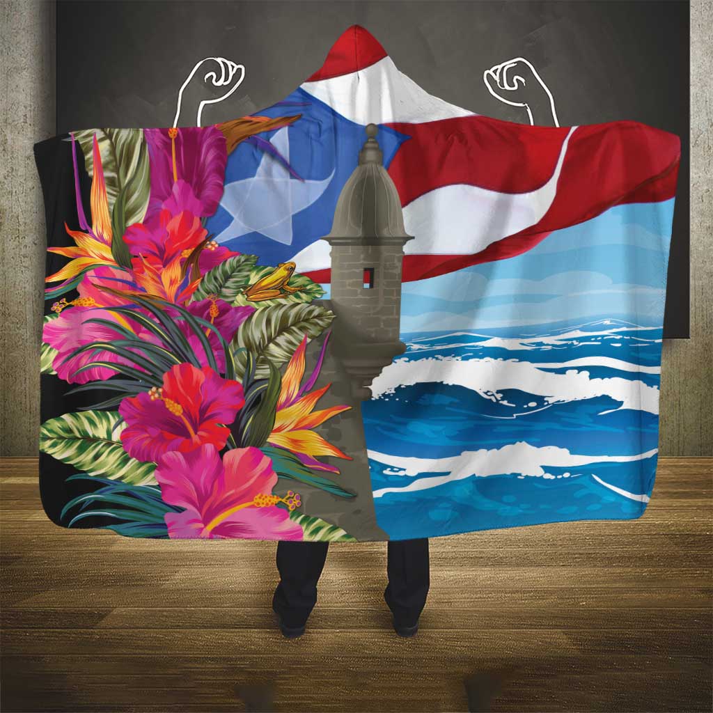 Puerto Rico El Morro Hooded Blanket Boriken Seascape - Wonder Print Shop