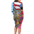 Puerto Rico El Morro Long Sleeve Bodycon Dress Boriken Seascape - Wonder Print Shop