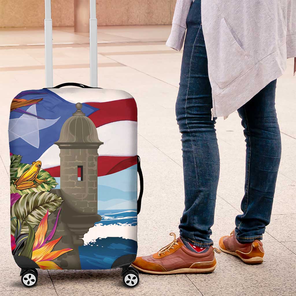 Puerto Rico El Morro Luggage Cover Boriken Seascape - Wonder Print Shop