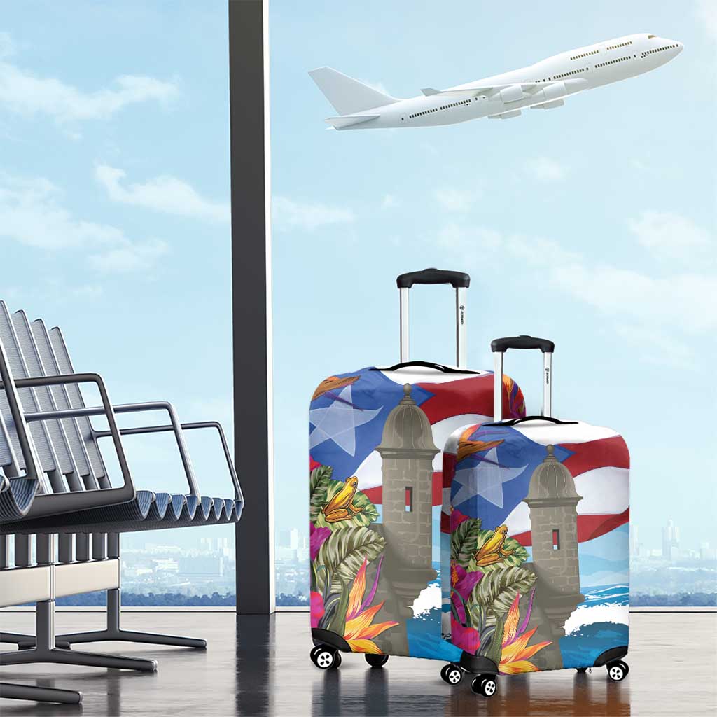 Puerto Rico El Morro Luggage Cover Boriken Seascape - Wonder Print Shop