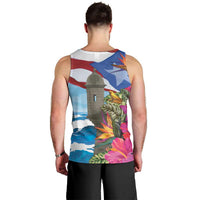Puerto Rico El Morro Men Tank Top Boriken Seascape - Wonder Print Shop