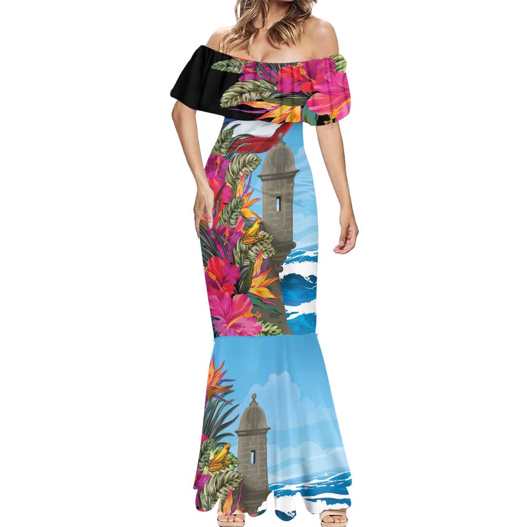 Puerto Rico El Morro Mermaid Dress Boriken Seascape - Wonder Print Shop