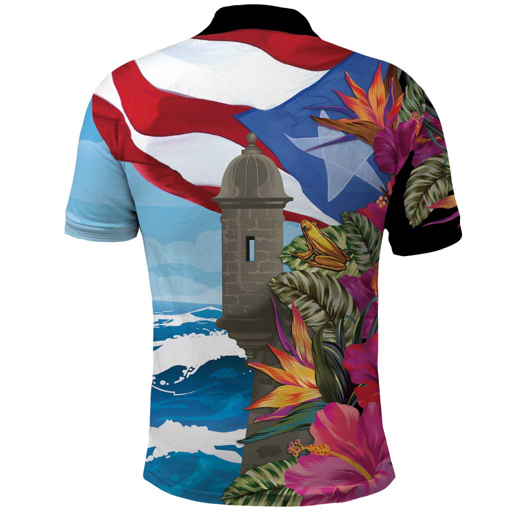 Puerto Rico El Morro Polo Shirt Boriken Seascape - Wonder Print Shop