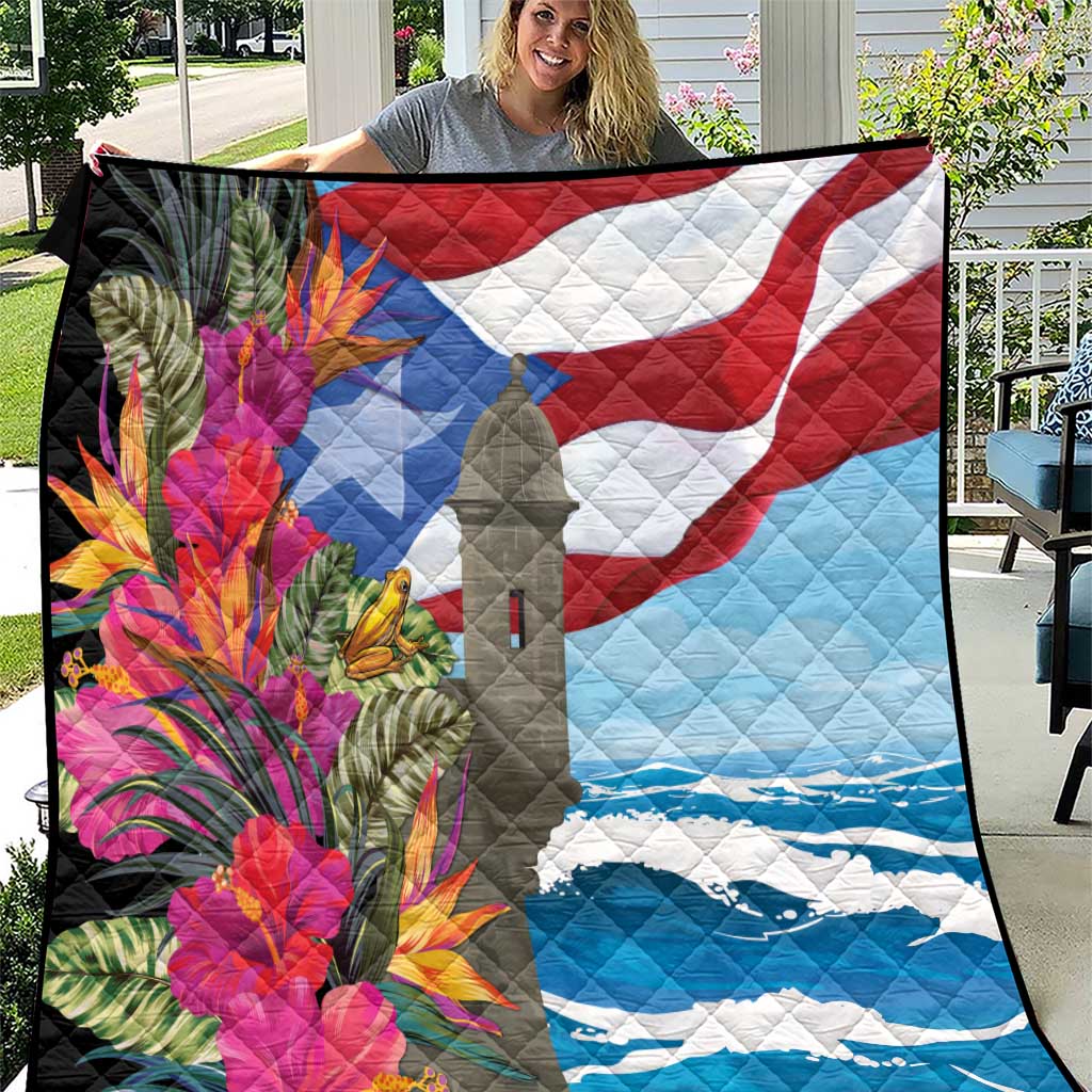 Puerto Rico El Morro Quilt Boriken Seascape - Wonder Print Shop