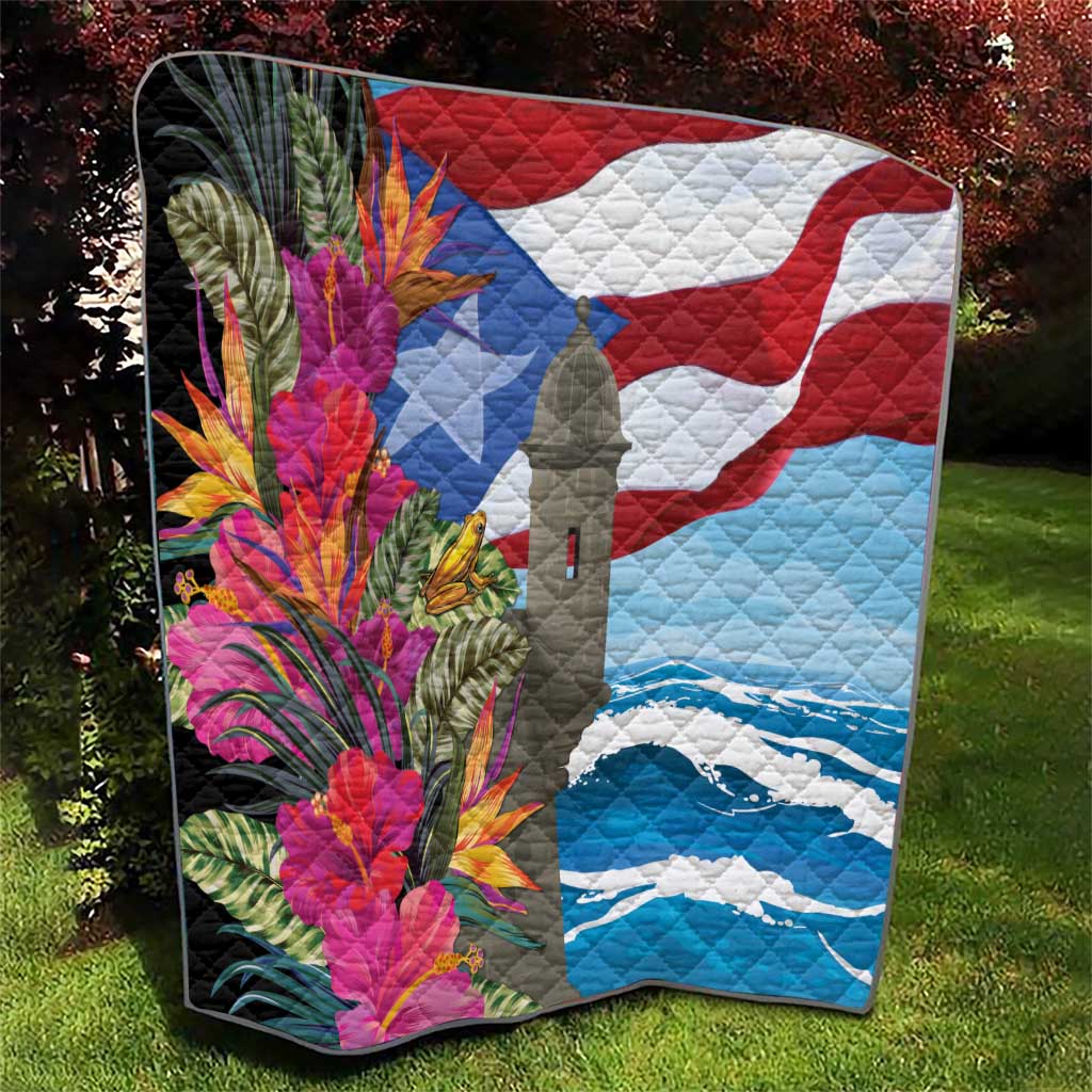 Puerto Rico El Morro Quilt Boriken Seascape - Wonder Print Shop