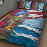 Puerto Rico El Morro Quilt Bed Set Boriken Seascape - Wonder Print Shop