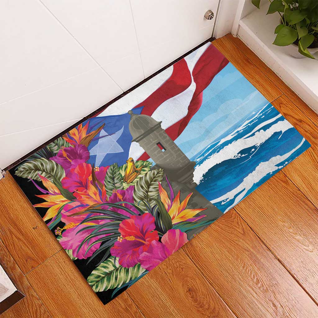 Puerto Rico El Morro Rubber Doormat Boriken Seascape - Wonder Print Shop