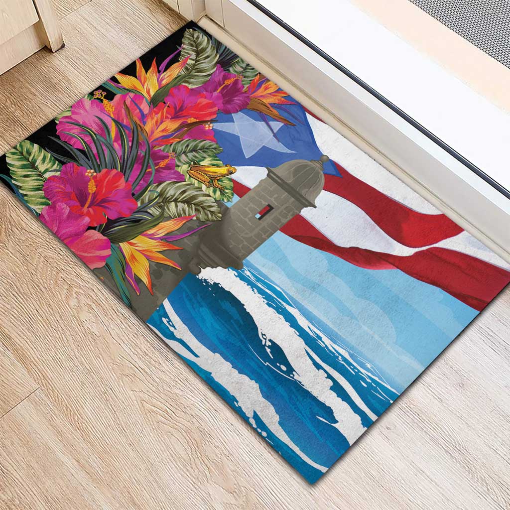Puerto Rico El Morro Rubber Doormat Boriken Seascape - Wonder Print Shop