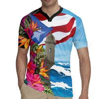 Puerto Rico El Morro Rugby Jersey Boriken Seascape - Wonder Print Shop