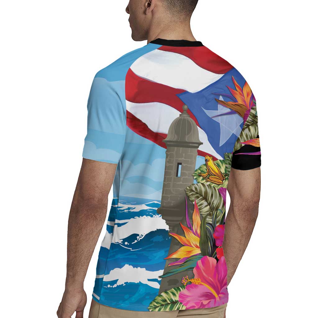 Puerto Rico El Morro Rugby Jersey Boriken Seascape - Wonder Print Shop