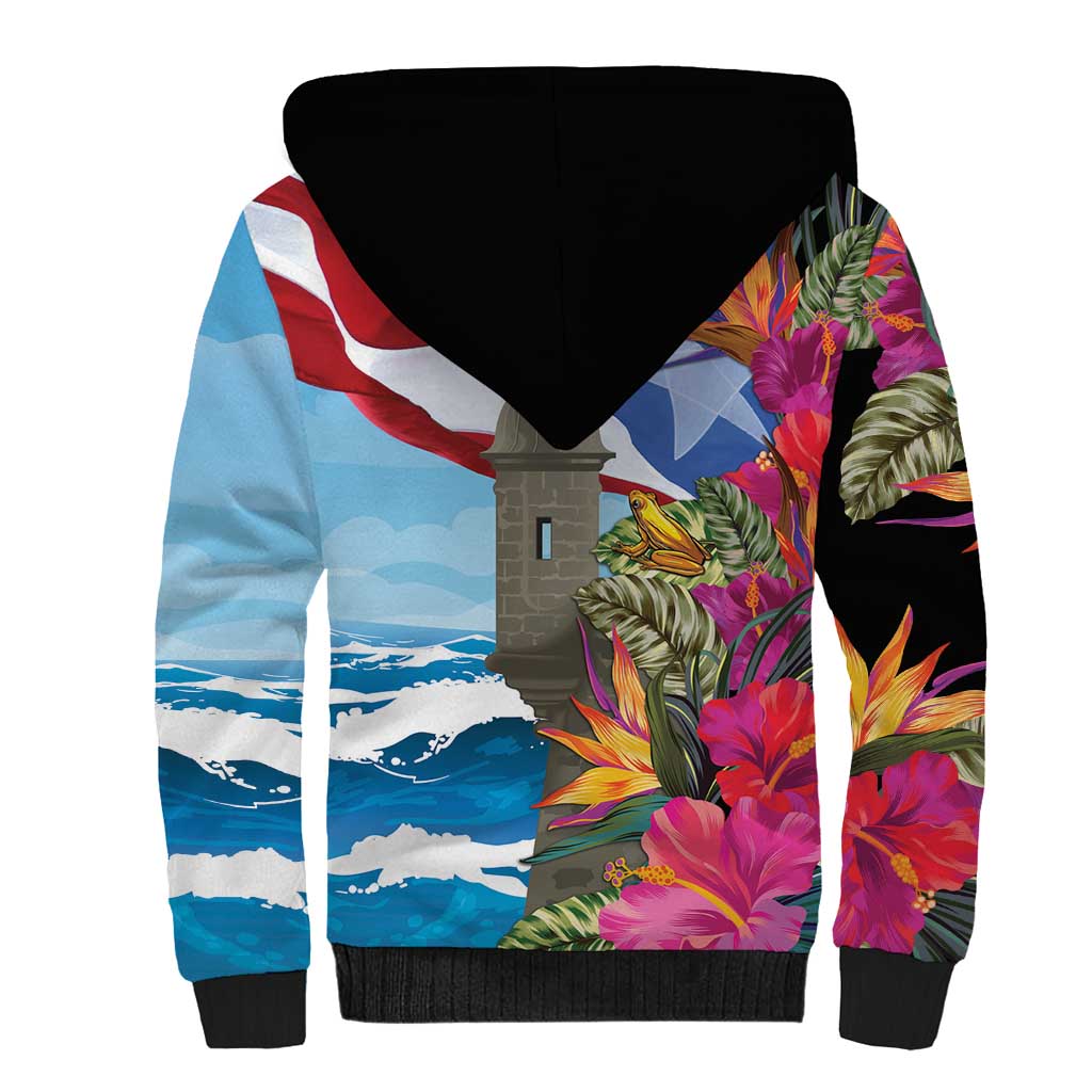 Puerto Rico El Morro Sherpa Hoodie Boriken Seascape - Wonder Print Shop