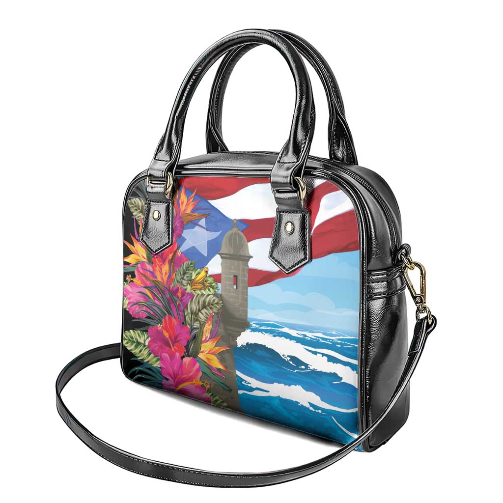 Puerto Rico El Morro Shoulder Handbag Boriken Seascape - Wonder Print Shop