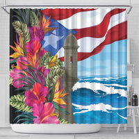 Puerto Rico El Morro Shower Curtain Boriken Seascape - Wonder Print Shop