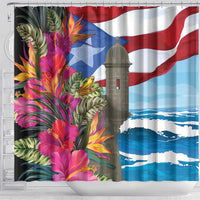 Puerto Rico El Morro Shower Curtain Boriken Seascape - Wonder Print Shop