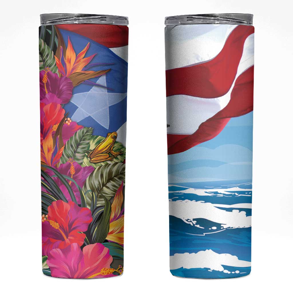 Puerto Rico El Morro Skinny Tumbler Boriken Seascape - Wonder Print Shop