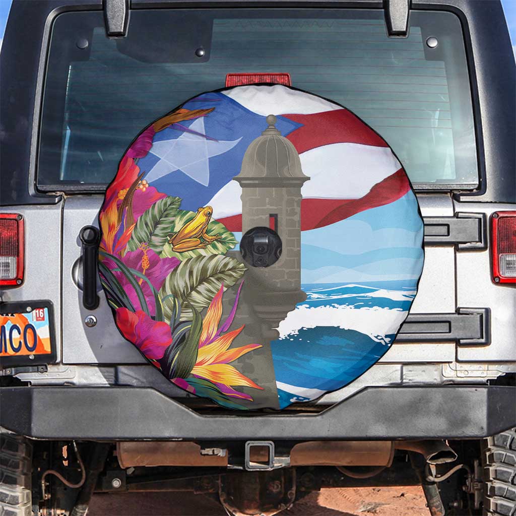 Puerto Rico El Morro Spare Tire Cover Boriken Seascape - Wonder Print Shop