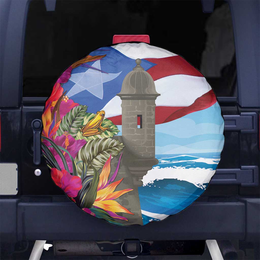 Puerto Rico El Morro Spare Tire Cover Boriken Seascape - Wonder Print Shop