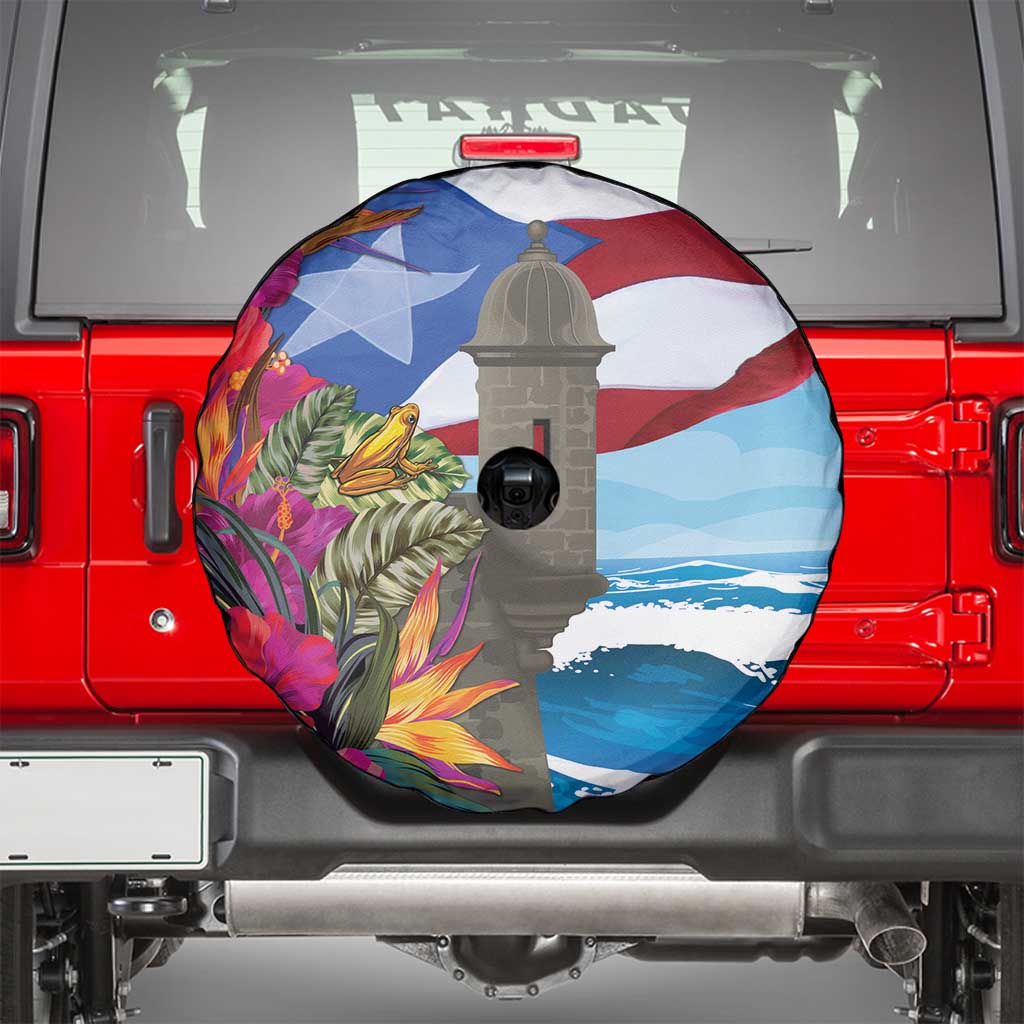 Puerto Rico El Morro Spare Tire Cover Boriken Seascape - Wonder Print Shop