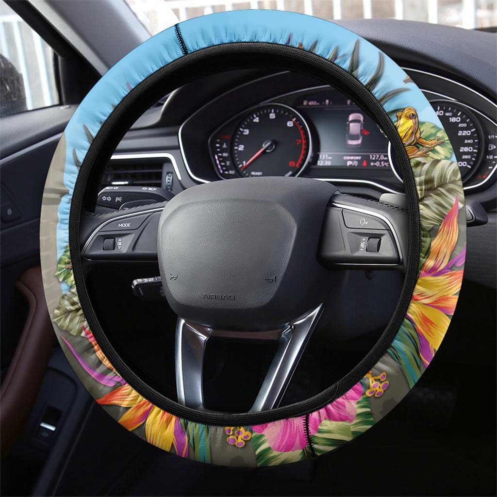 Puerto Rico El Morro Steering Wheel Cover Boriken Seascape - Wonder Print Shop