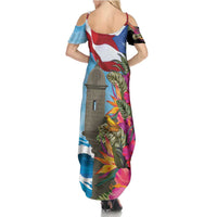 Puerto Rico El Morro Summer Maxi Dress Boriken Seascape - Wonder Print Shop