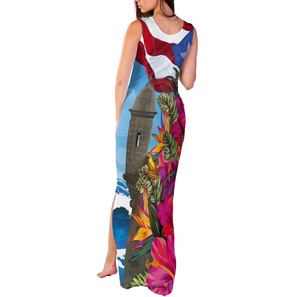 Puerto Rico El Morro Tank Maxi Dress Boriken Seascape - Wonder Print Shop