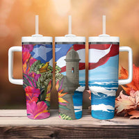 Puerto Rico El Morro Tumbler With Handle Boriken Seascape - Wonder Print Shop