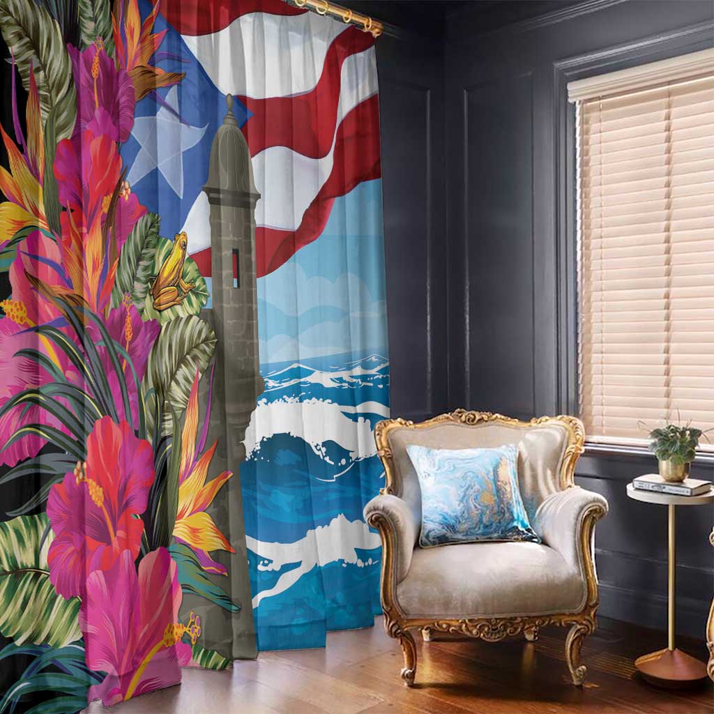 Puerto Rico El Morro Window Curtain Boriken Seascape - Wonder Print Shop