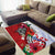 Puerto Rico Boricua Area Rug Taino - Polynesia Tribal Mix - Wonder Print Shop