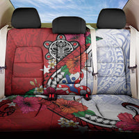 Puerto Rico Boricua Back Car Seat Cover Taino - Polynesia Tribal Mix - Wonder Print Shop