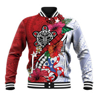 Puerto Rico Boricua Baseball Jacket Taino - Polynesia Tribal Mix - Wonder Print Shop