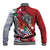 Puerto Rico Boricua Baseball Jacket Taino - Polynesia Tribal Mix - Wonder Print Shop