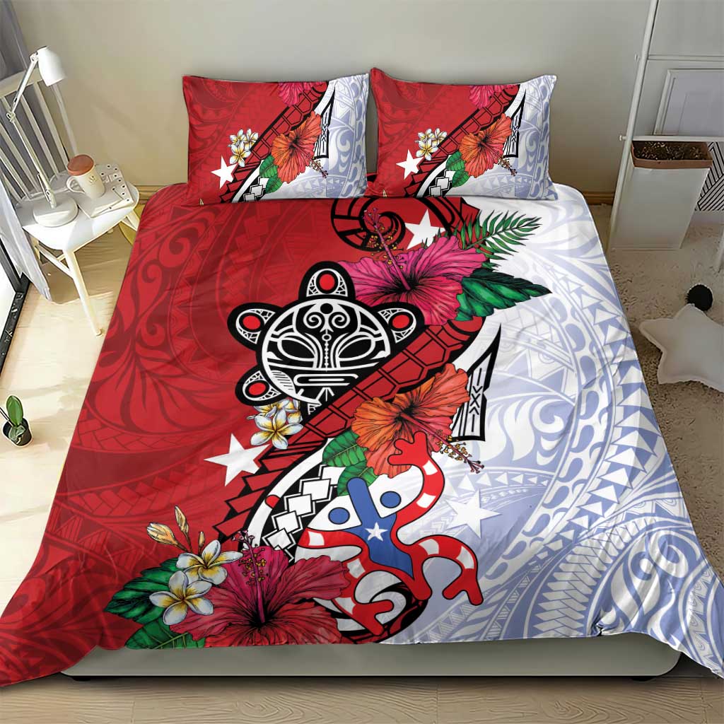 Puerto Rico Boricua Bedding Set Taino - Polynesia Tribal Mix - Wonder Print Shop