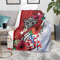 Puerto Rico Boricua Blanket Taino - Polynesia Tribal Mix - Wonder Print Shop