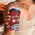 Puerto Rico Boricua 4 in 1 Can Cooler Tumbler Taino - Polynesia Tribal Mix - Wonder Print Shop