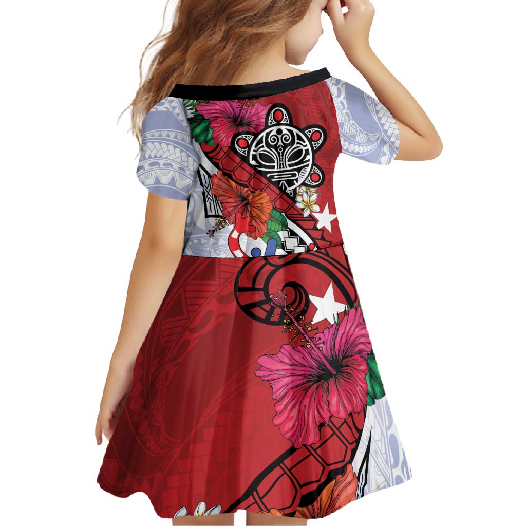 Puerto Rico Boricua Family Matching Off Shoulder Maxi Dress and Hawaiian Shirt Taino - Polynesia Tribal Mix - Wonder Print Shop