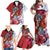 Puerto Rico Boricua Family Matching Off Shoulder Maxi Dress and Hawaiian Shirt Taino - Polynesia Tribal Mix - Wonder Print Shop