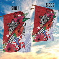 Puerto Rico Boricua Garden Flag Taino - Polynesia Tribal Mix - Wonder Print Shop